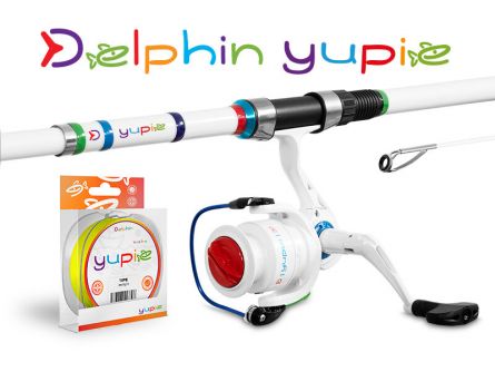 DELPHIN YUPIE D�tsk� set prut 240cm + navij�k