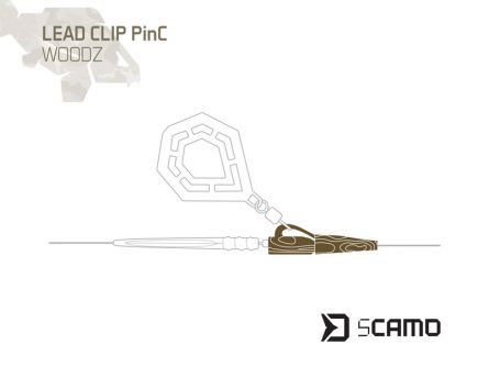 Klip na olovo Delphin sCAMO PinC WOODZ 10ks