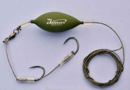 Spl�vek podvodn� 2x h�k5/0 180cm 80kg