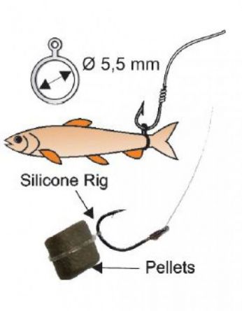 EXTRA CARP BAIT ELASTIC BANDS 5.5mm