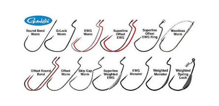 H��ky GAMAKATSU WORM OFFSET EWG NS 4