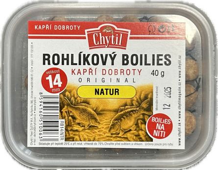 CHYTIL rohl�kov� boilies 14mm, 32g Natur