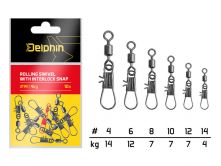 V�ce informac� o v�robku Rolling swivel with interlock snap 10ks vel.6